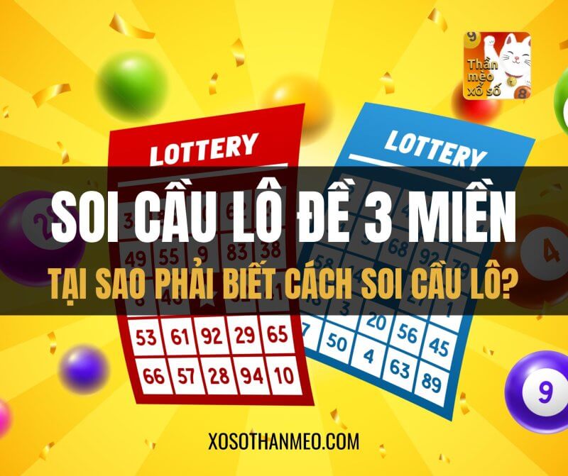 Soi cầu lô đề 3 miền: Tại sao phải biết cách soi cầu lô?