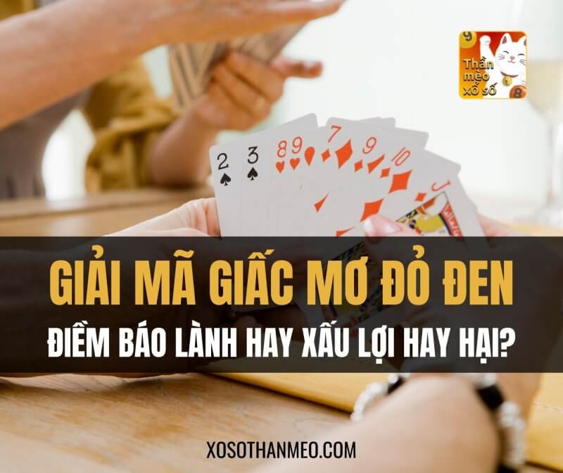 Giải mã giấc mơ đỏ đen: điềm báo lành hay xấu, lợi hay hại?