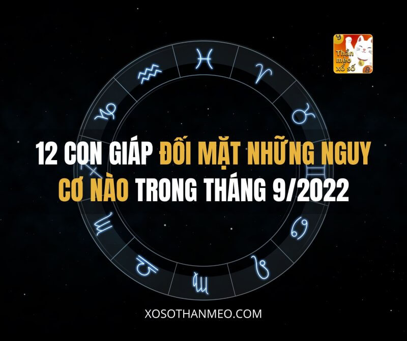 12 con giáp đối mặt những nguy cơ nào trong tháng 9/2022