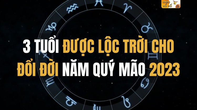 3 tuổi được lộc trời cho đổi đời năm Quý Mão 2023