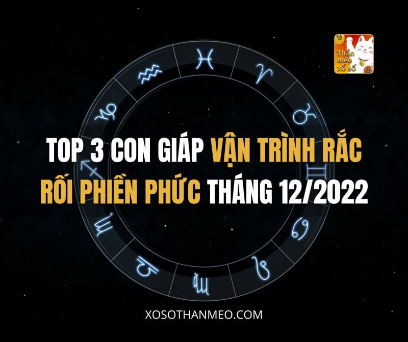 TOP 3 con giáp vận trình rắc rối, phiền phức tháng 12/2022