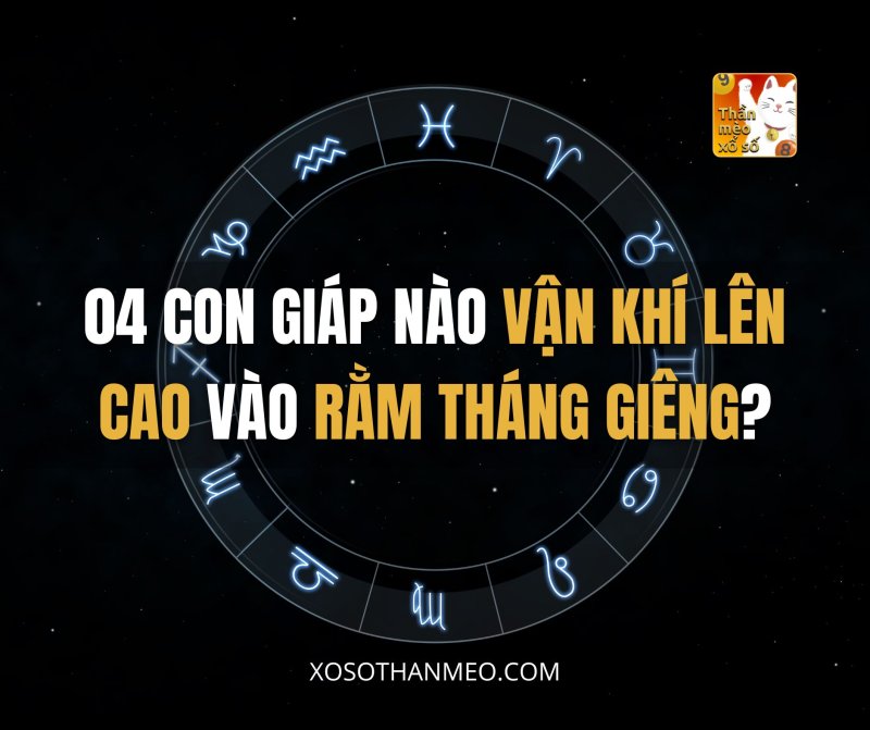 04 con giáp nào vận khí lên cao vào Rằm Tháng Giêng?