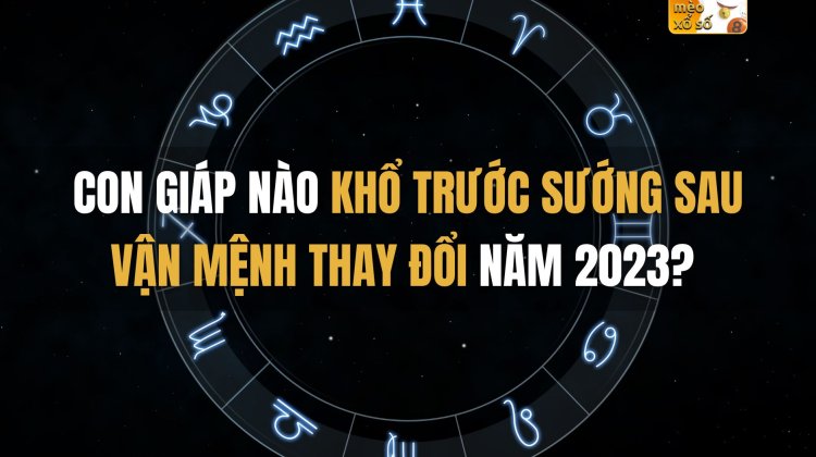 Con giáp nào khổ trước sướng sau, vận mệnh thay đổi năm 2023?