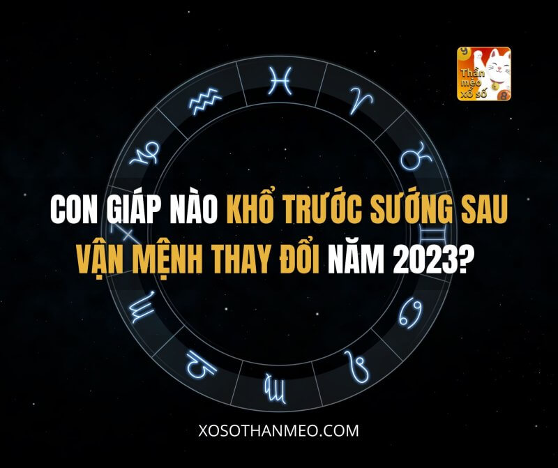 Con giáp nào khổ trước sướng sau, vận mệnh thay đổi năm 2023?