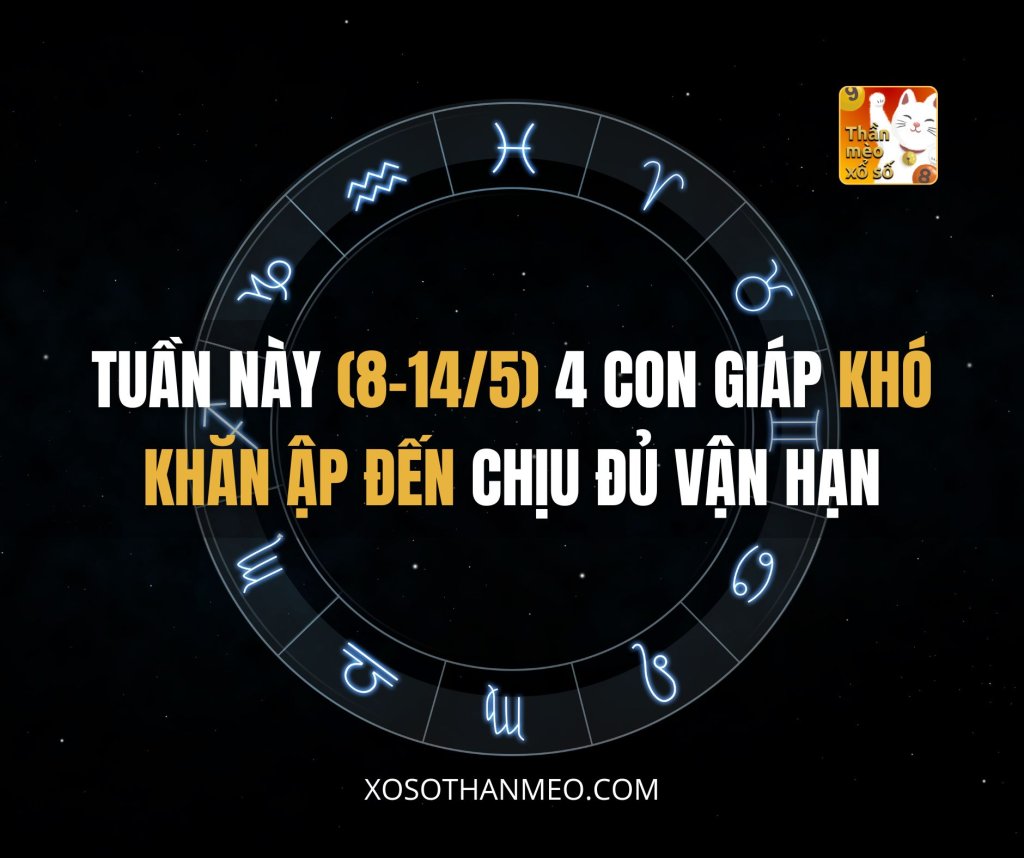 (8-14/5) 4 con giáp khó khăn ập đến chịu đủ vận hạn