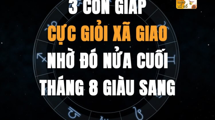 3 con giáp cực giỏi xã giao, nhờ đó nửa cuối tháng 8 giàu sang