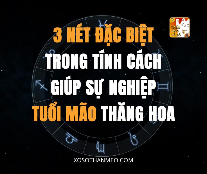 3 nét đặc biệt trong tính cách giúp sự nghiệp tuổi Mão thăng hoa