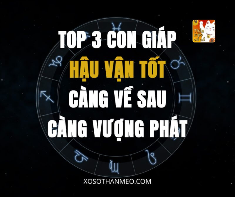 Top 3 con giáp hậu vận tốt, càng về sau càng vượng phát