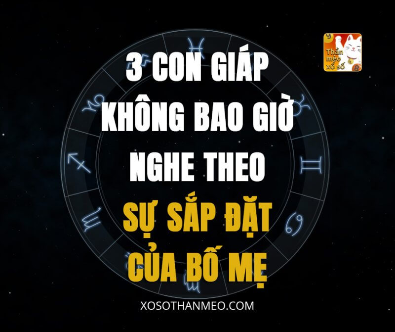 3 con giáp không bao giờ nghe theo sự sắp đặt của bố mẹ