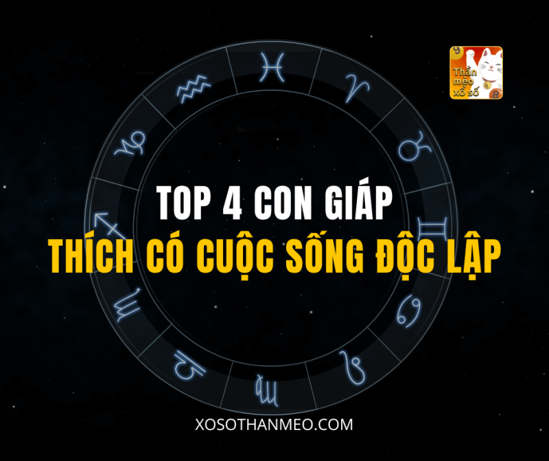 Top 4 con giáp thích có cuộc sống độc lập