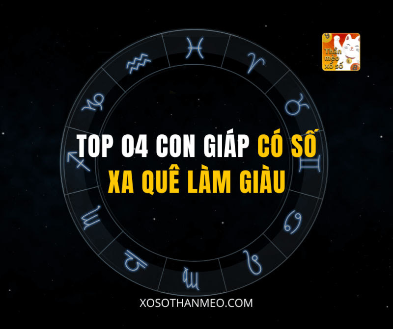 TOP 04 CON GIÁP CÓ SỐ XA QUÊ LÀM GIÀU