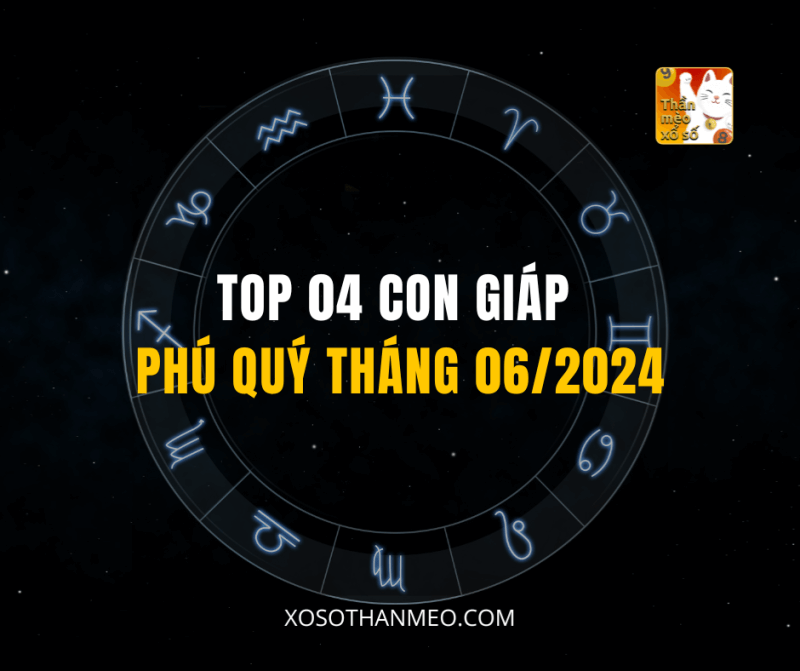 TOP 04 CON GIÁP PHÚ QUÝ THÁNG 06/2024