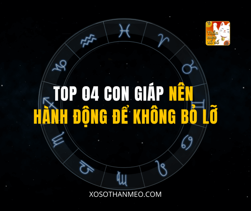 TOP 04 CON GIÁP NÊN HÀNH ĐỘNG ĐỂ KHÔNG BỎ LỠ