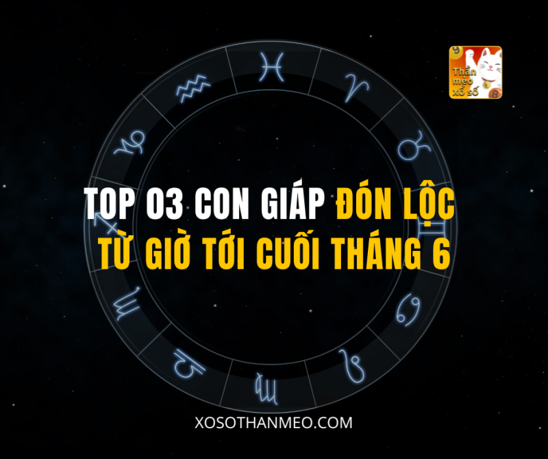 TOP 03 CON GIÁP ĐÓN LỘC TỪ GIỜ TỚI CUỐI THÁNG 6