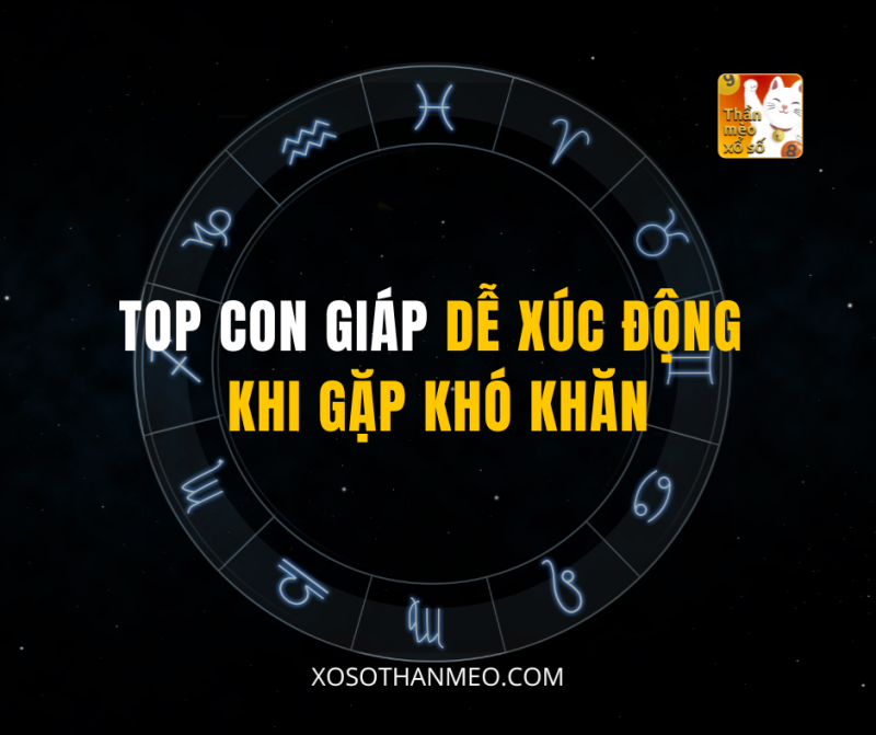 TOP CON GIÁP DỄ XÚC ĐỘNG KHI GẶP KHÓ KHĂN