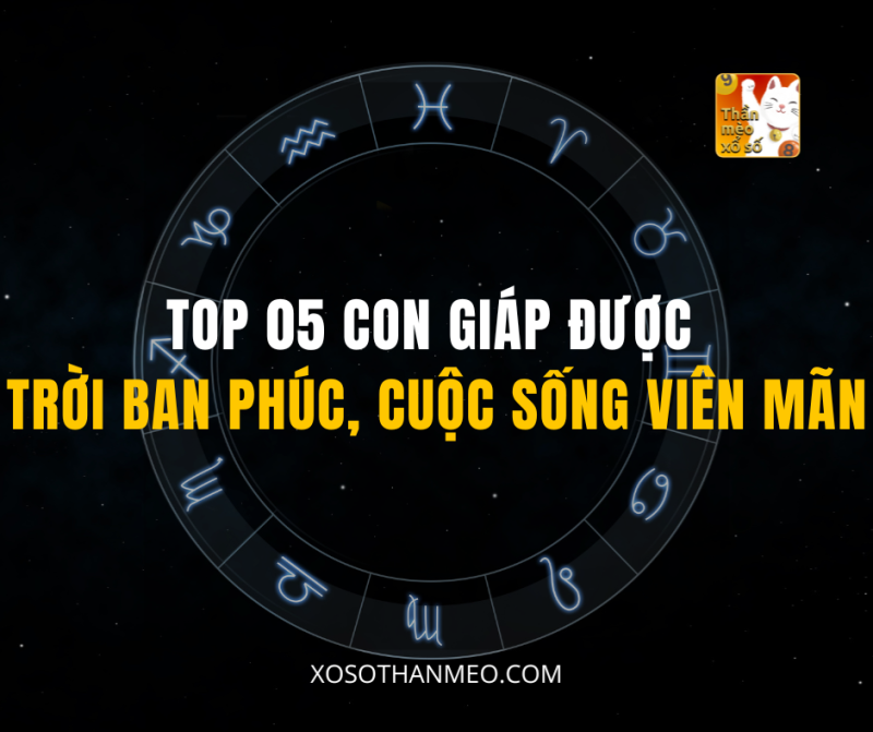 TOP 05 CON GIÁP ĐƯỢC TRỜI BAN PHÚC, CUỘC SỐNG VIÊN MÃN