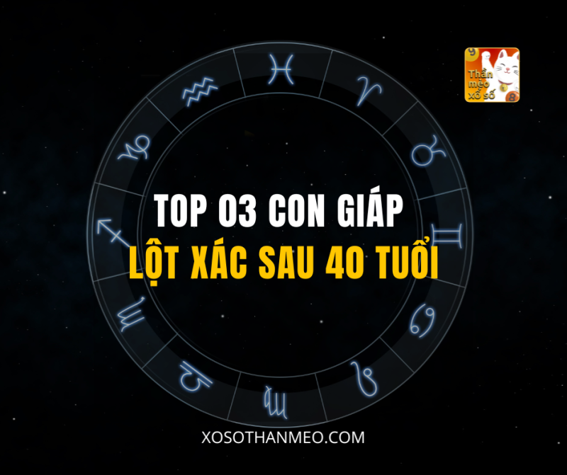 TOP 03 CON GIÁP LỘT XÁC SAU 40 TUỔI