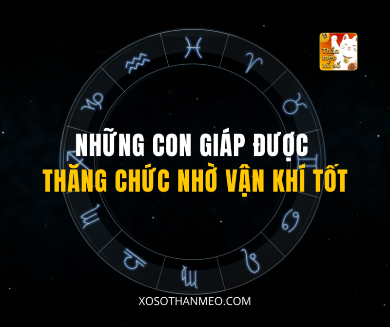 NHỮNG CON GIÁP ĐƯỢC THĂNG CHỨC NHỜ VẬN KHÍ TỐT