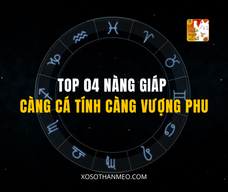 TOP 04 NÀNG GIÁP CÀNG CÁ TÍNH CÀNG VƯỢNG PHU