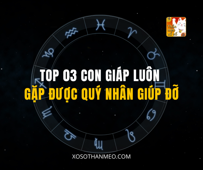 TOP 03 CON GIÁP LUÔN GẶP ĐƯỢC QUÝ NH N GIÚP ĐỠ