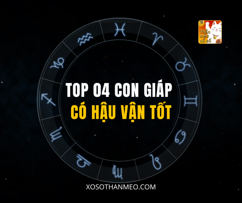 TOP 04 CON GIÁP CÓ HẬU VẬN TỐT