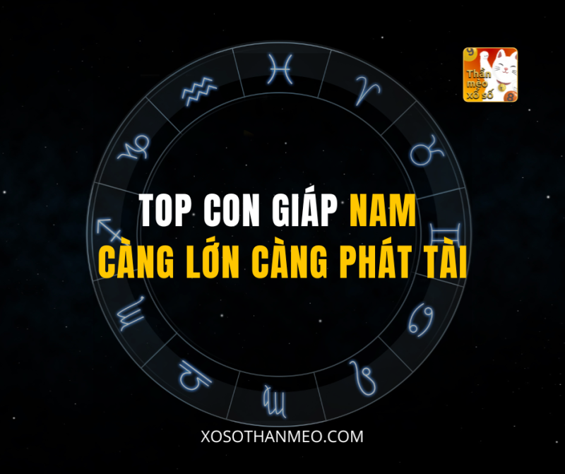 TOP CON GIÁP NAM CÀNG LỚN CÀNG PHÁT TÀI