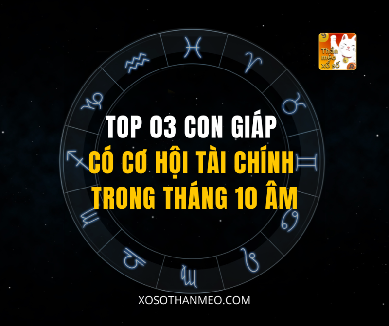 TOP 03 CON GIÁP CÓ CƠ HỘI TÀI CHÍNH TRONG THÁNG 10 ÂM