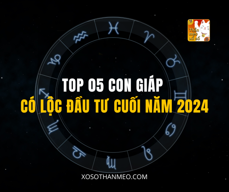 TOP 05 CON GIÁP CÓ LỘC ĐẦU TƯ CUỐI NĂM 2024