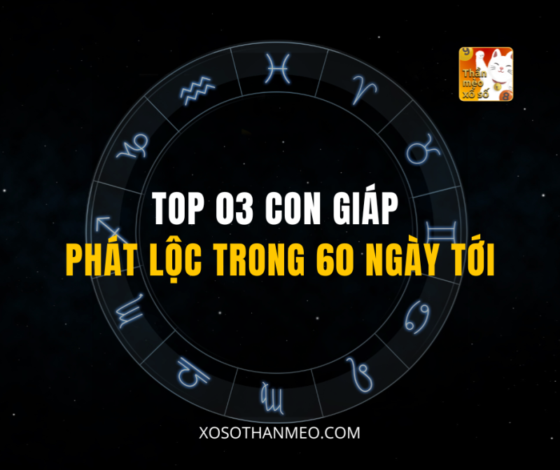 TOP 03 CON GIÁP PHÁT LỘC TRONG 60 NGÀY TỚI