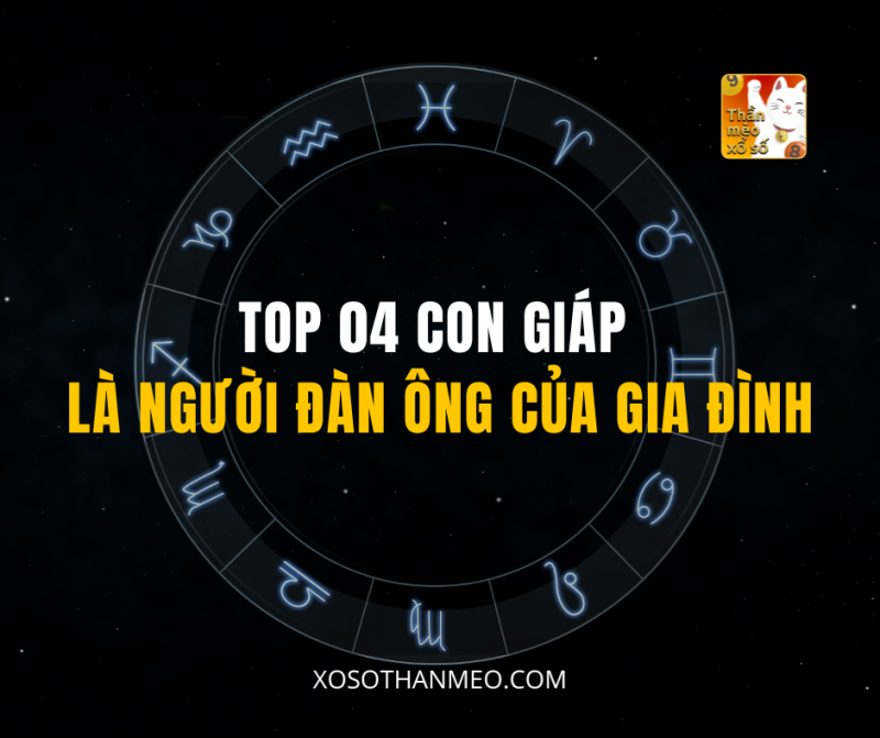 TOP 04 CON GIÁP LÀ NGƯỜI ĐÀN ÔNG CỦA GIA ĐÌNH