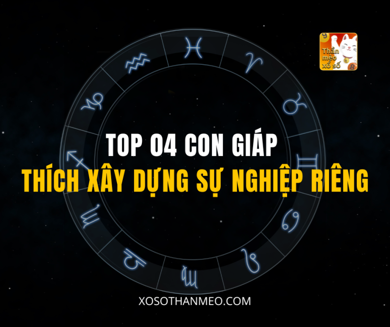 TOP 04 CON GIÁP THÍCH XÂY DỰNG SỰ NGHIỆP RIÊNG