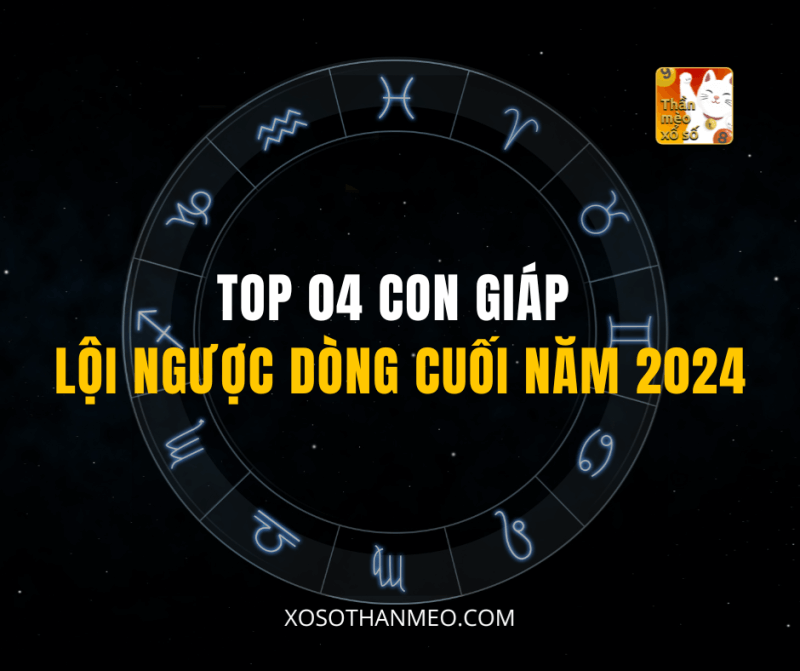 TOP 04 CON GIÁP LỘI NGƯỢC DÒNG CUỐI NĂM 2024