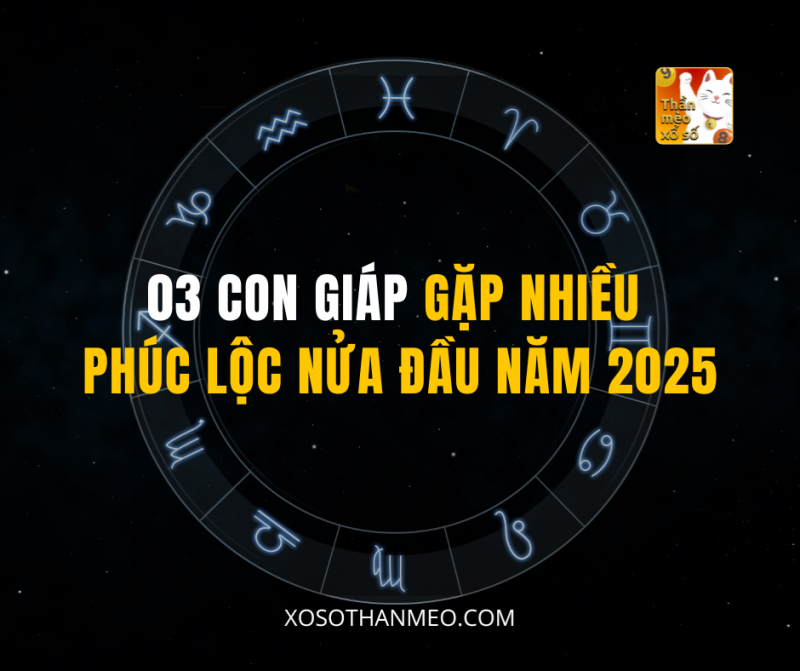 03 CON GIÁP GẶP NHIỀU PHÚC LỘC NỬA ĐẦU NĂM 2025