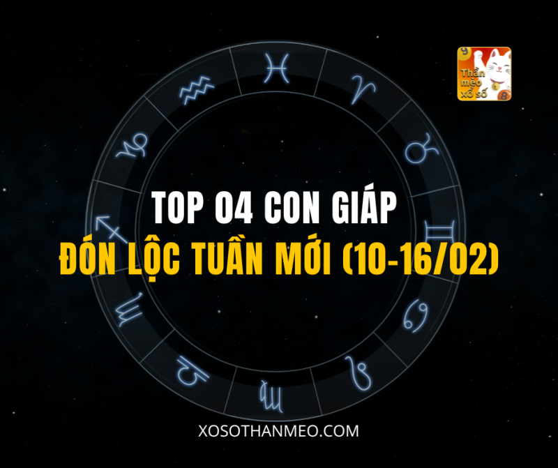 TOP 04 CON GIÁP ĐÓN LỘC TUẦN MỚI (10-16/02)